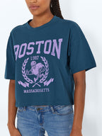 Noisy May CROPPED BOSTON TOP