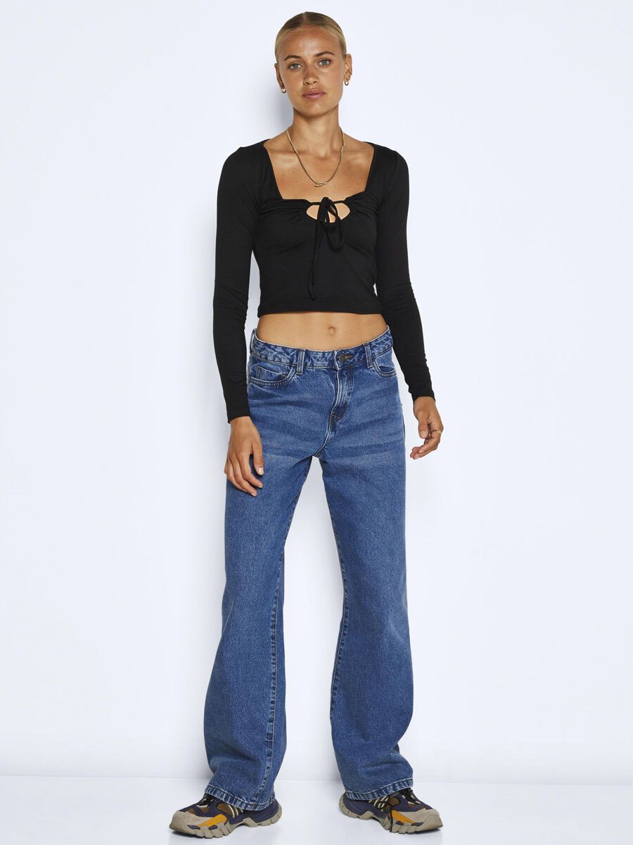 Noisy May LONG SLEEVED TIE TOP