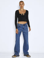 Noisy May LONG SLEEVED TIE TOP
