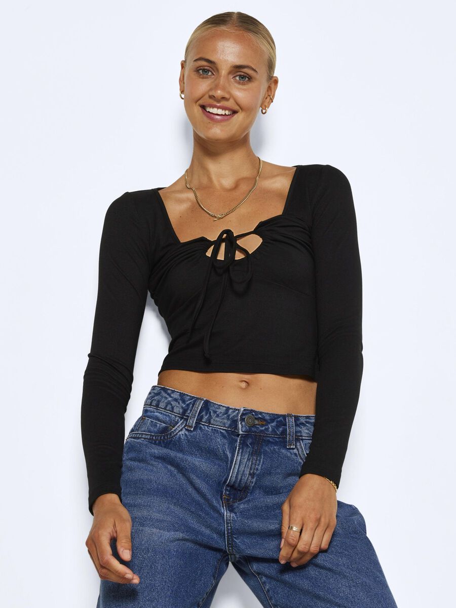 Noisy May LONG SLEEVED TIE TOP