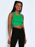 Noisy May SLEVELESS TIE TOP