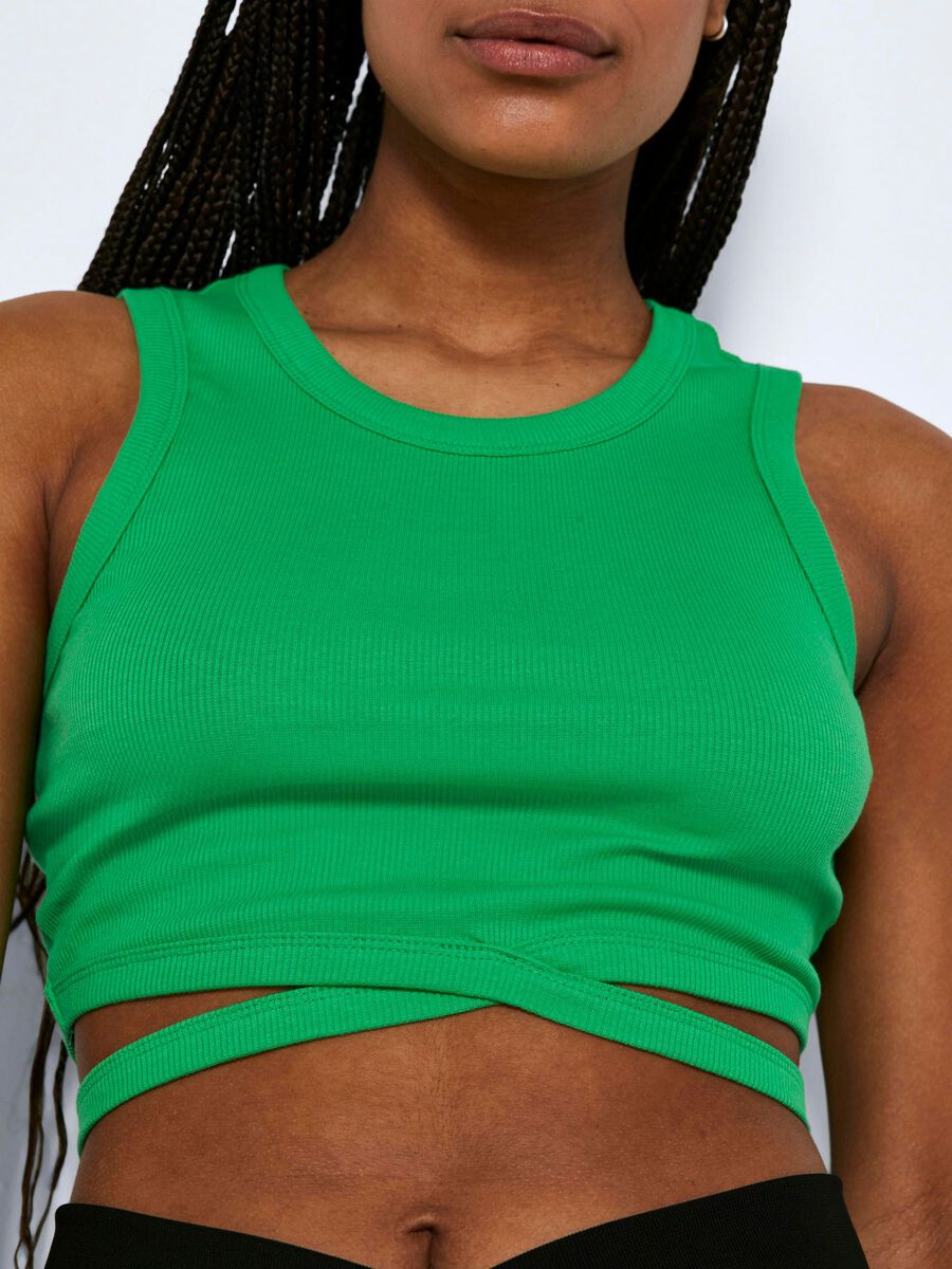 Noisy May SLEVELESS TIE TOP