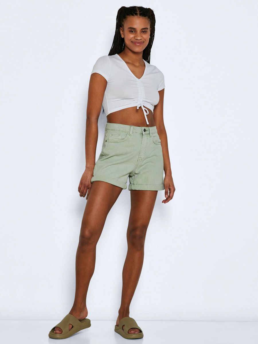 Noisy May CROPPED RUCHED TOP