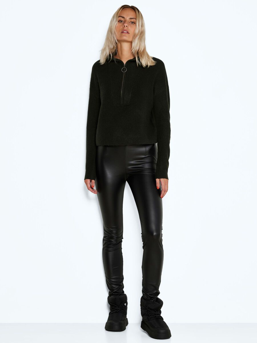 Noisy May COATED LEGGINGS
