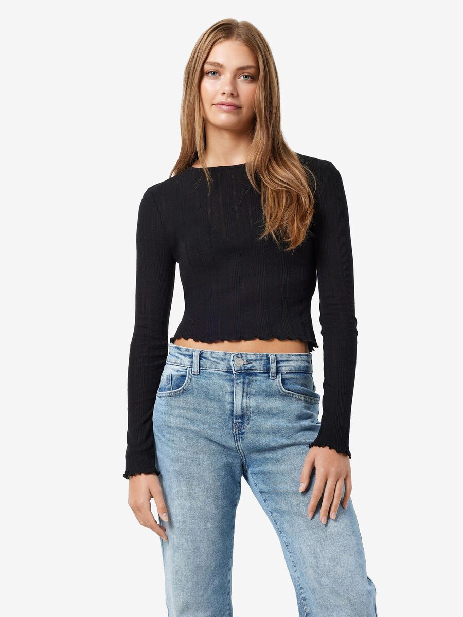Noisy May LONG SLEEVED BABYLOCK TOP