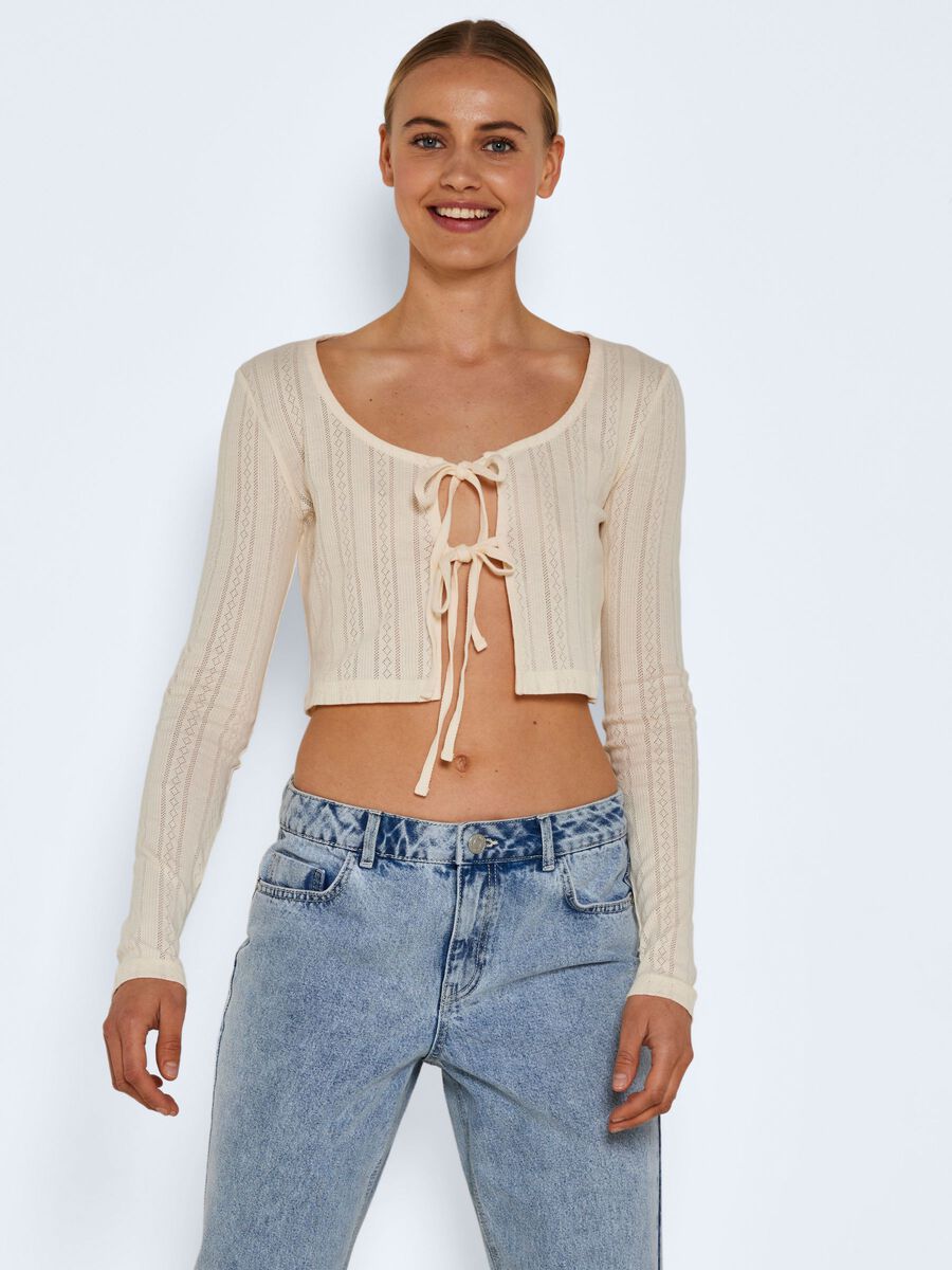 Noisy May TIE STRING CARDIGAN