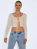 Noisy May TIE STRING CARDIGAN