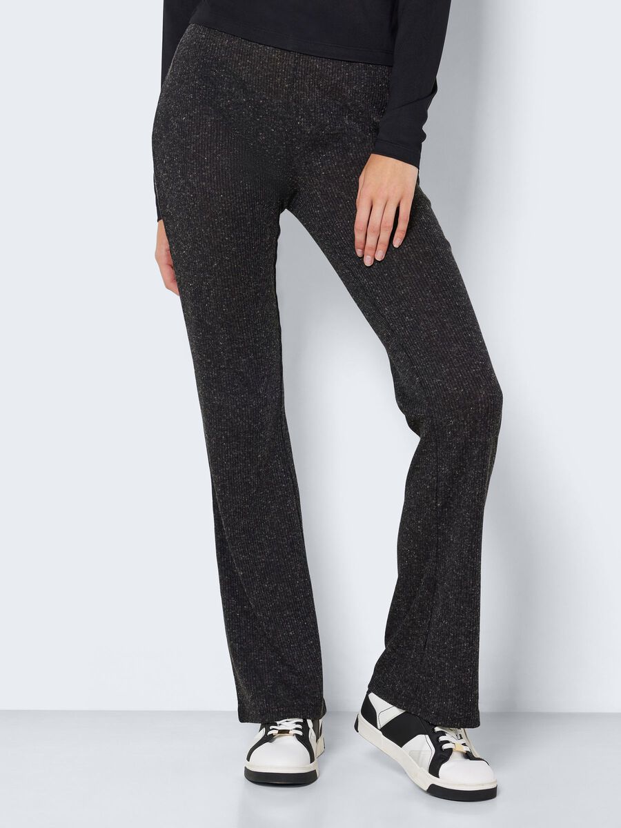 Noisy May HIGH WAISTED FLARED TROUSERS