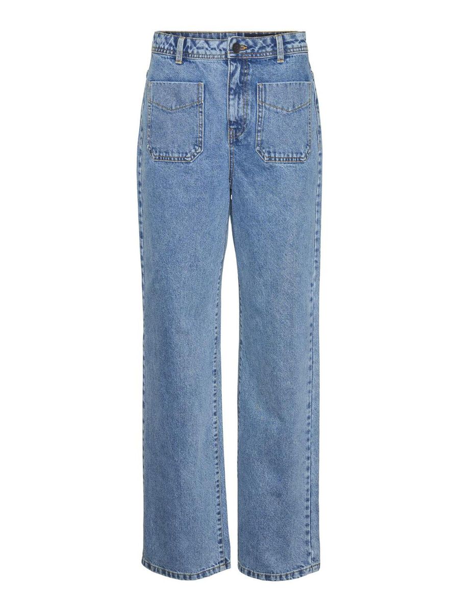 Noisy May NMDREW HIGH WAISTED WIDE LEG JEANS