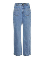 Noisy May NMDREW HIGH WAISTED WIDE LEG JEANS