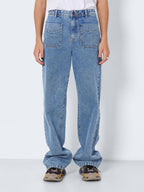 Noisy May NMDREW HIGH WAISTED WIDE LEG JEANS