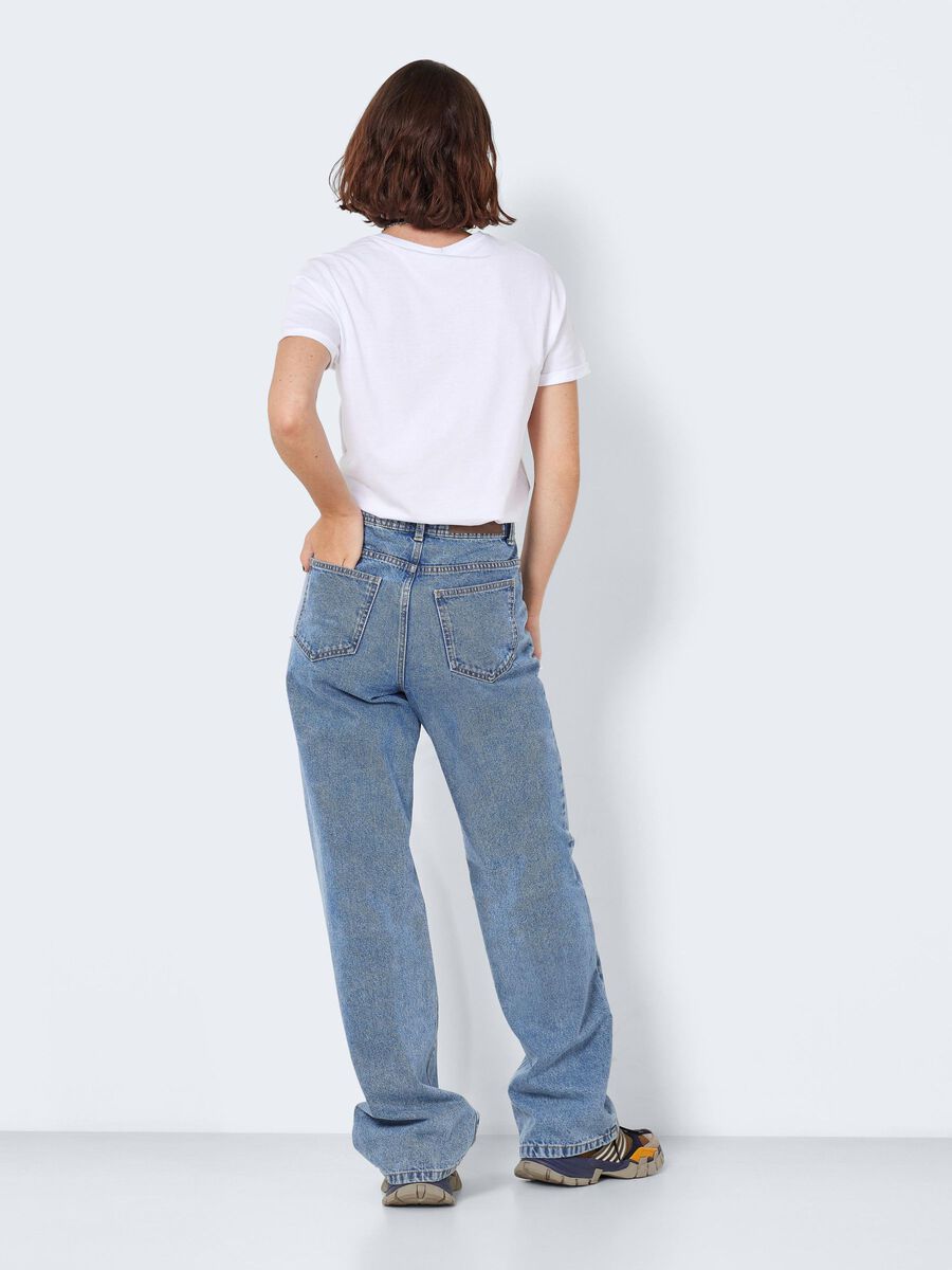Noisy May NMDREW HIGH WAISTED WIDE LEG JEANS