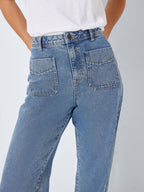 Noisy May NMDREW HIGH WAISTED WIDE LEG JEANS
