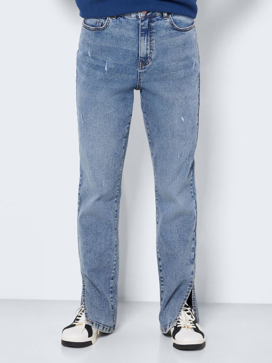 Noisy May NMZOE HIGH WAISTED STRAIGHT FIT JEANS