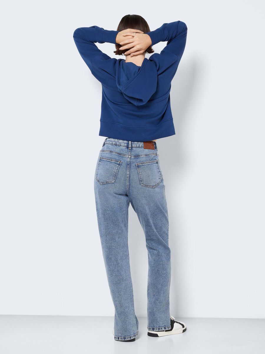 Noisy May NMZOE HIGH WAISTED STRAIGHT FIT JEANS