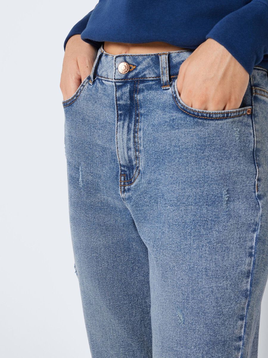 Noisy May NMZOE HIGH WAISTED STRAIGHT FIT JEANS