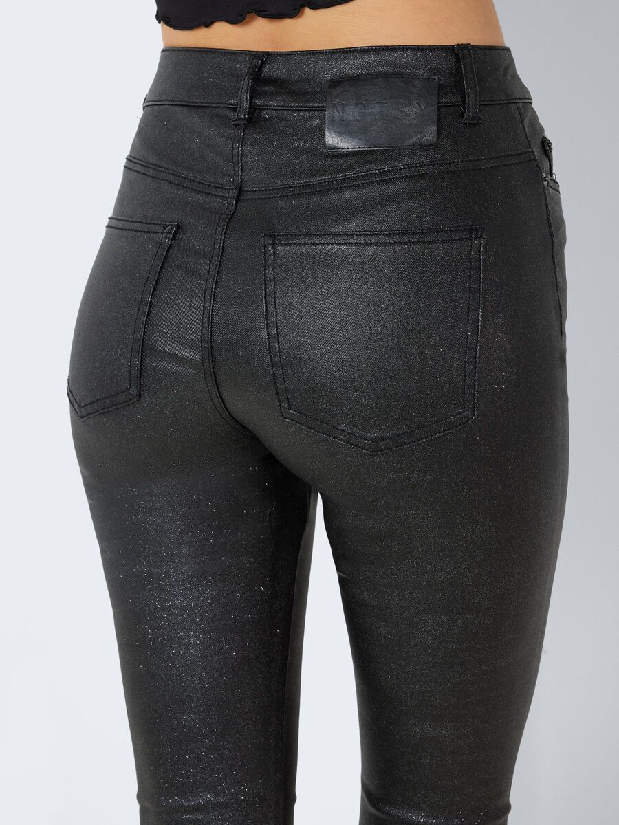 Noisy May NMCALLIE GLITTER SKINNY FIT JEANS
