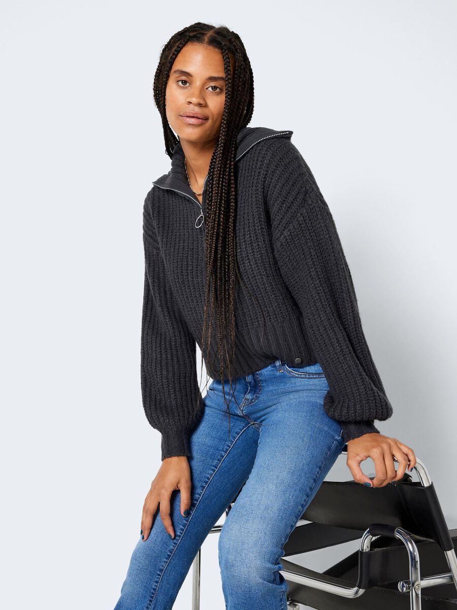 Noisy May CHUNKY KNITTED PULLOVER