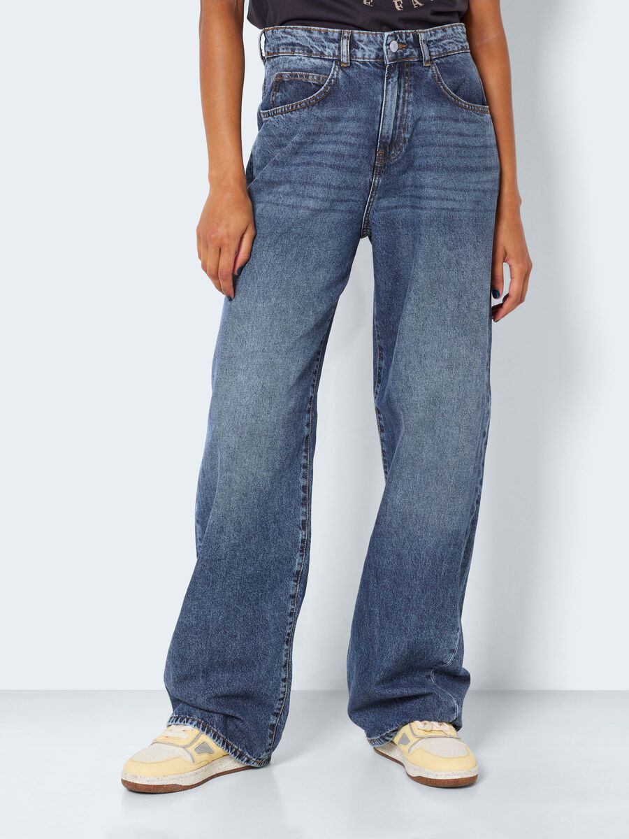 Noisy May NMJOSIE BAGGY HIGH WAISTED JEANS
