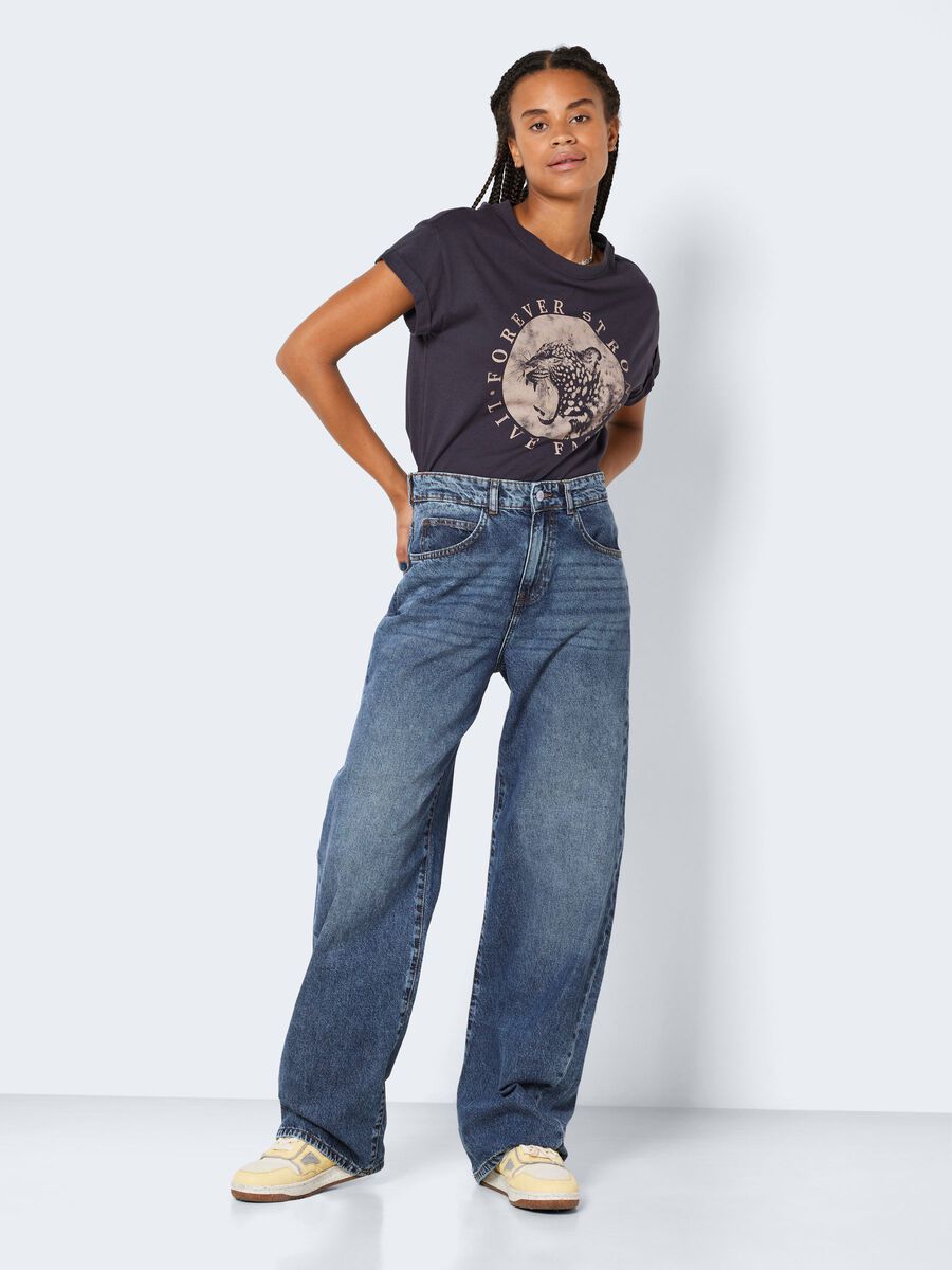 Noisy May NMJOSIE BAGGY HIGH WAISTED JEANS