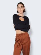 Noisy May CROPPED CUT-OUT TOP