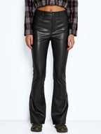 Noisy May COATED FLARED TROUSERS