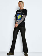 Noisy May MESH SLEEVE T-SHIRT
