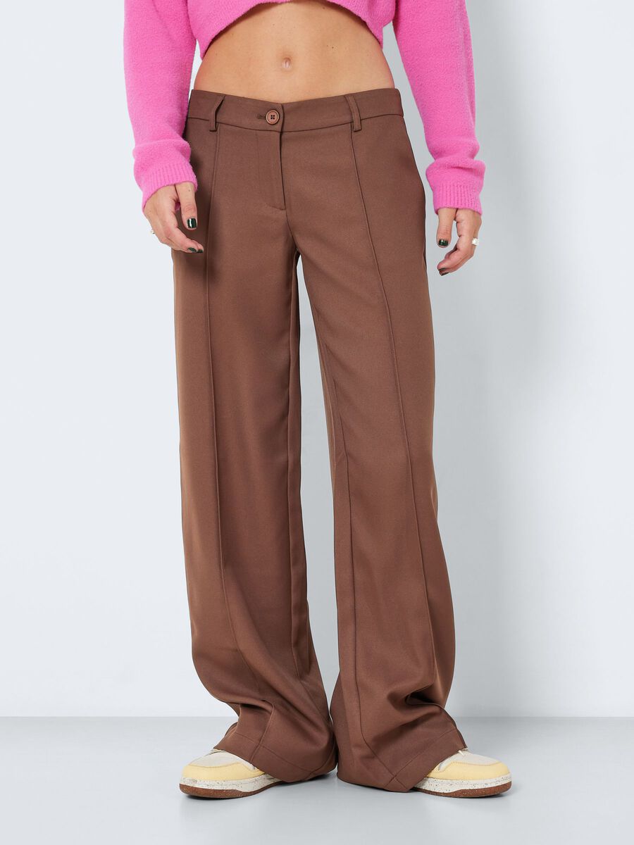 Noisy May LOW WAISTED WIDE LEG TROUSERS