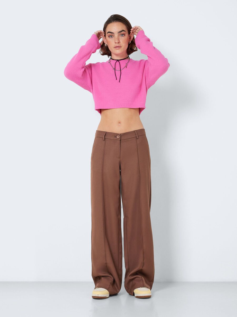 Noisy May LOW WAISTED WIDE LEG TROUSERS