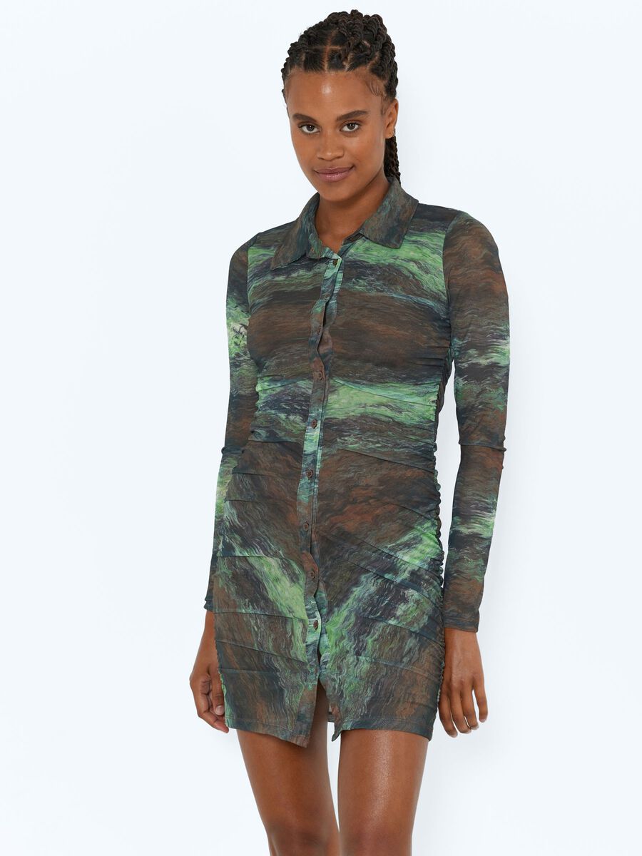 Noisy May SHORT MESH DRESS