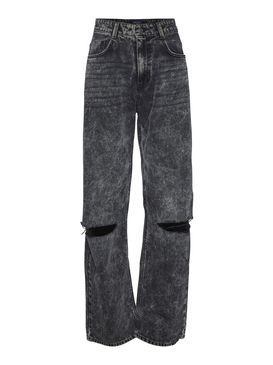 Noisy May NMJOSIE HIGH WAISTED WIDE LEG JEANS