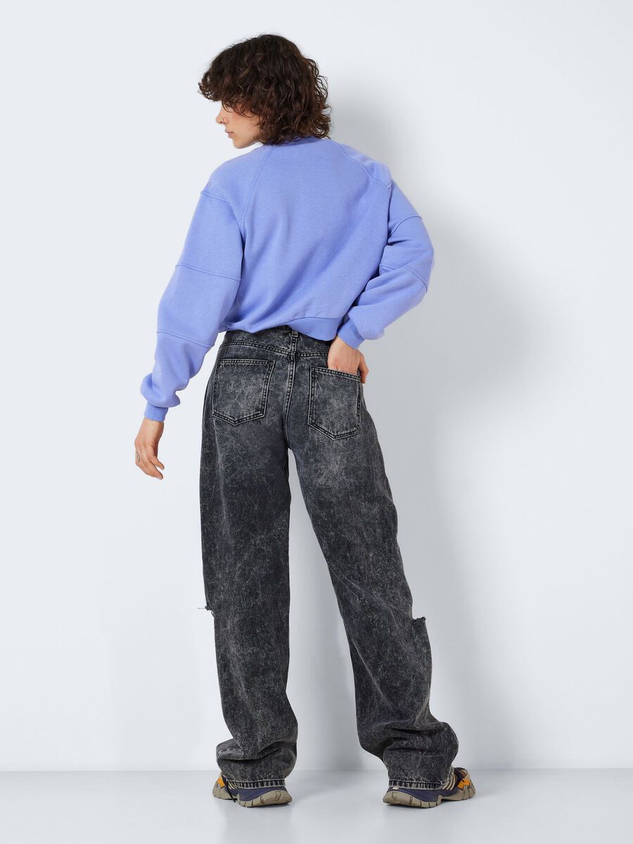 Noisy May NMJOSIE HIGH WAISTED WIDE LEG JEANS