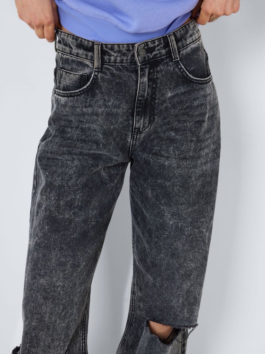 Noisy May NMJOSIE HIGH WAISTED WIDE LEG JEANS