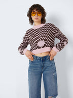 Noisy May CROPPED KNITTED PULLOVER