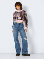 Noisy May CROPPED KNITTED PULLOVER
