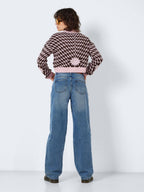 Noisy May CROPPED KNITTED PULLOVER