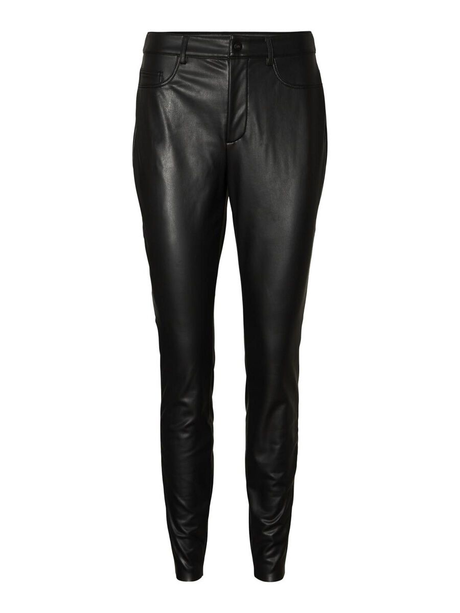 Noisy May HIGH WAISTED COATED TROUSERS