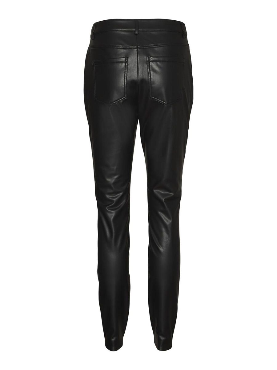 Noisy May HIGH WAISTED COATED TROUSERS