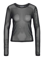 Noisy May LONG SLEEVED MESH TOP