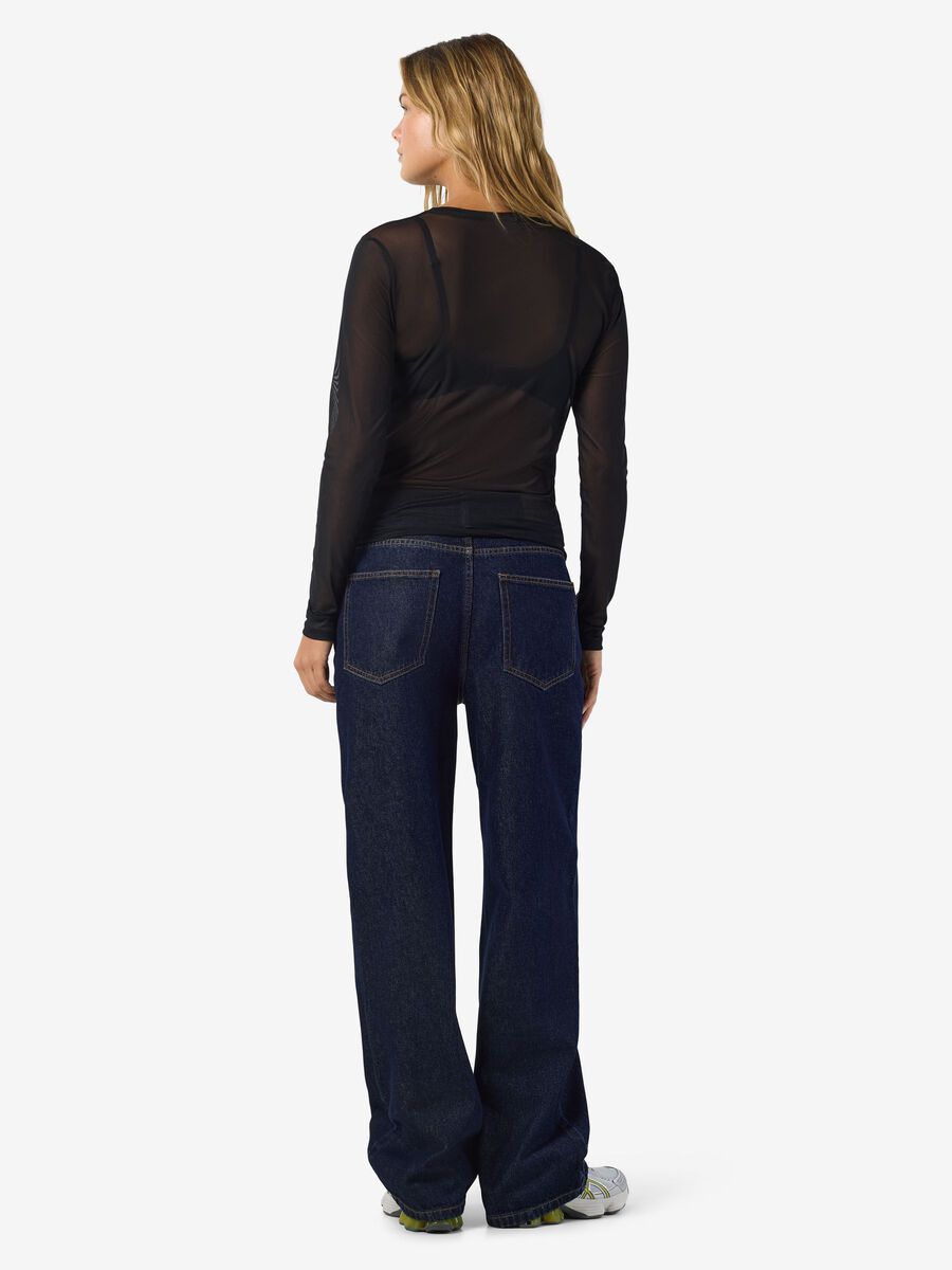 Noisy May LONG SLEEVED MESH TOP
