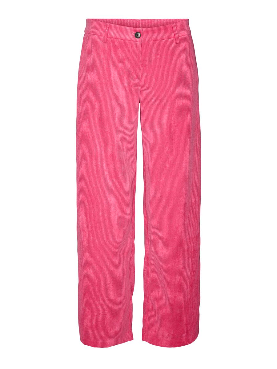 Noisy May LOW WAISTED CORDUROY TROUSERS