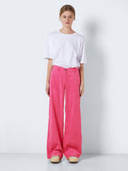 Noisy May LOW WAISTED CORDUROY TROUSERS