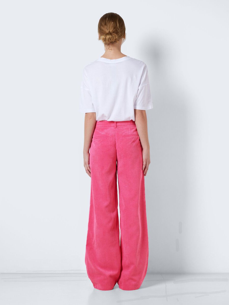 Noisy May LOW WAISTED CORDUROY TROUSERS