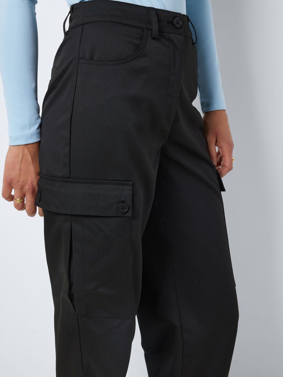 Noisy May HIGH WAISTED CARGO TROUSERS