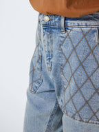 Noisy May NMJULY QUILTED MOM JEANS