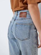Noisy May NMJULY QUILTED MOM JEANS
