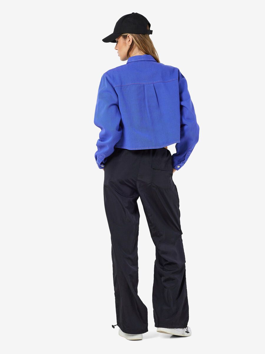 Noisy May CROPPED DENIM SHIRT