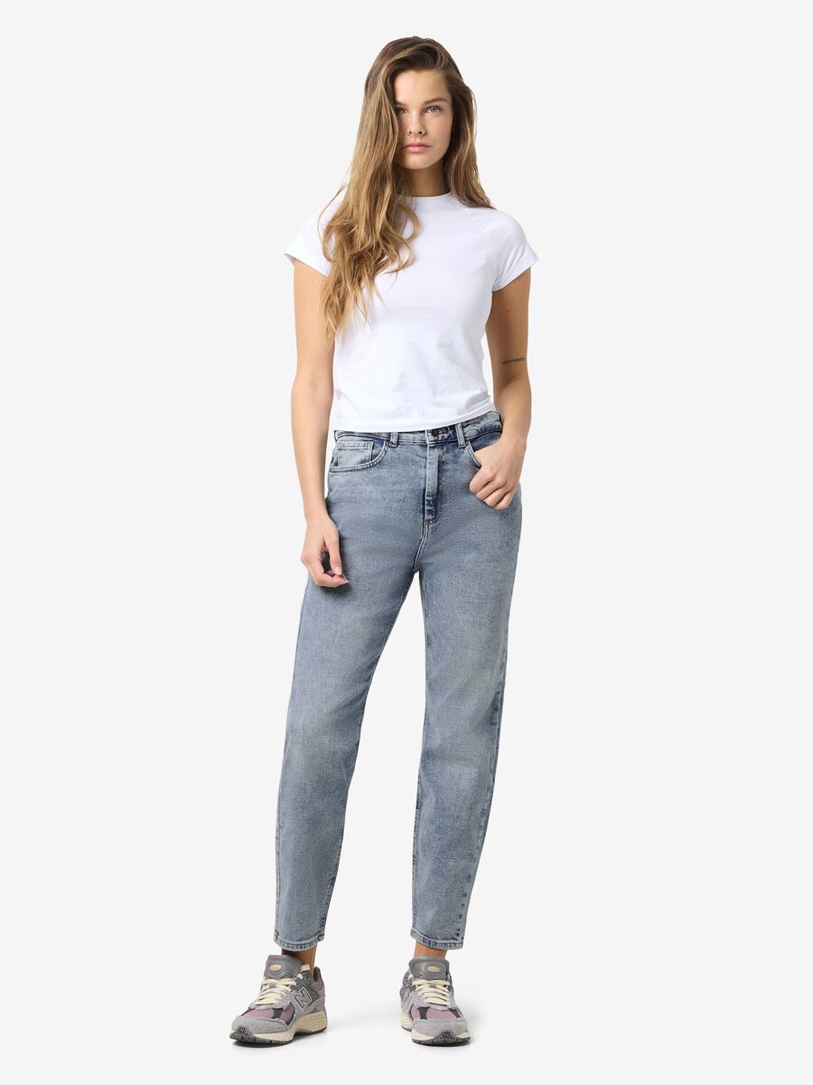 Noisy May NMMONI CROPPED STRAIGHT FIT JEANS