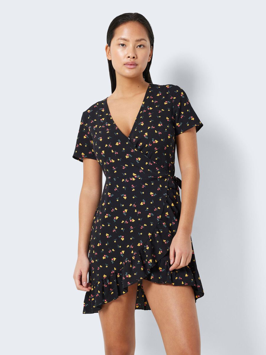 Noisy May SHORT WRAP DRESS