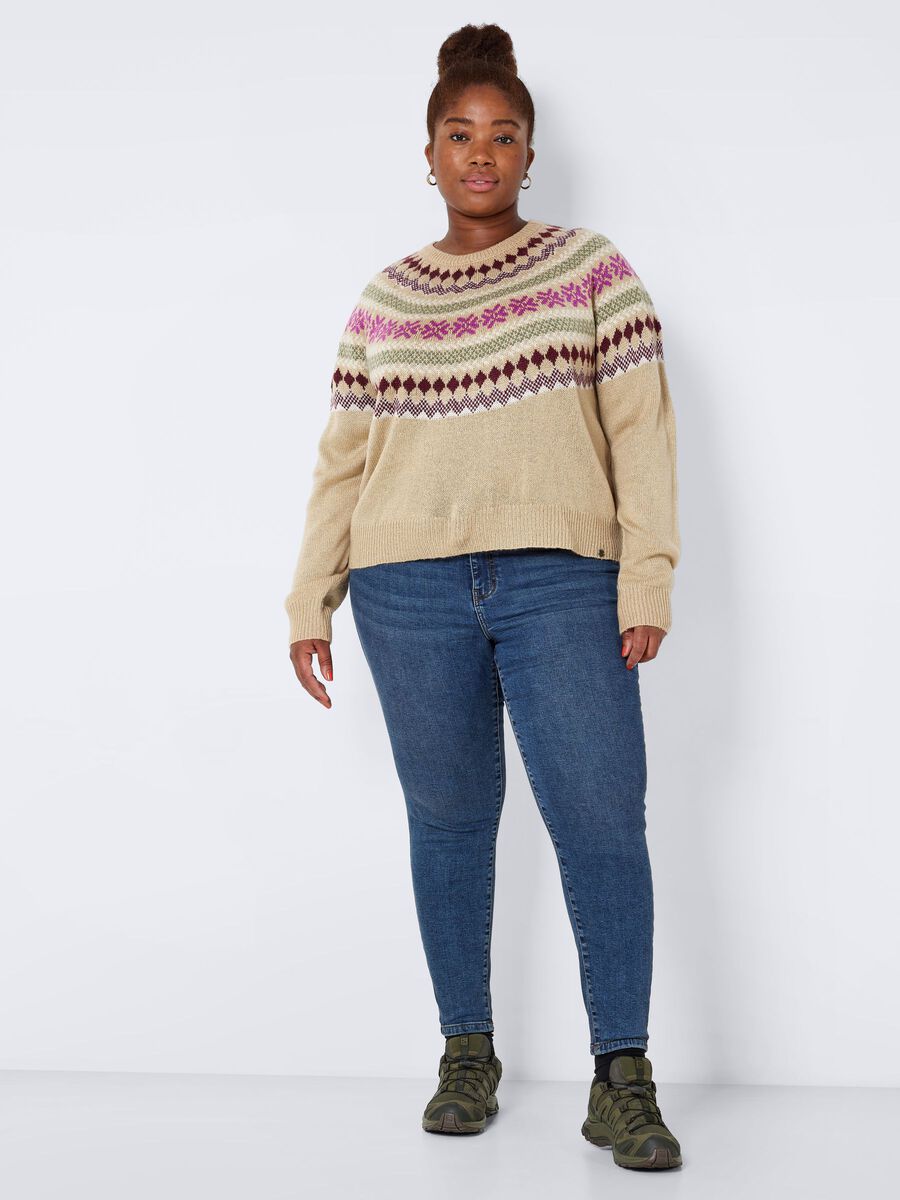 Noisy May CURVE KNITTED PULLOVER